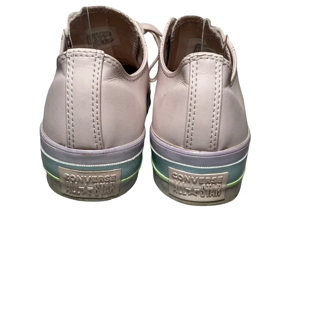 Converse All Star Platform Sneakers Intergalactic Pastel Pink Rainbow Women 10.5